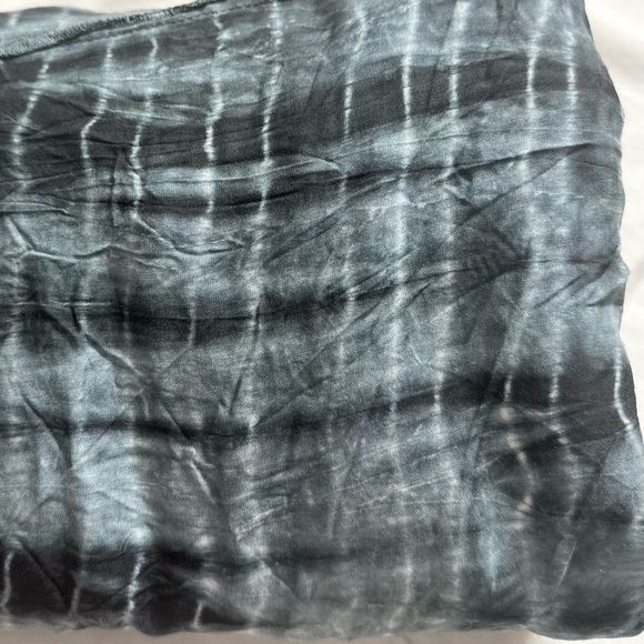 NWT | ELAN | Women’s Tie Dye Striped Black/Gray Halter Maxi Resort Dress Sz LG - Picture 7 of 7